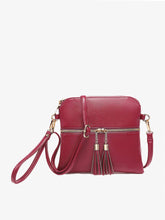 M1785 Tara Double Zip Crossbody Bag/Wristlet: Bubblegum
