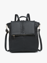 M2348 Vivian Distressed Convertible Backpack: Bone