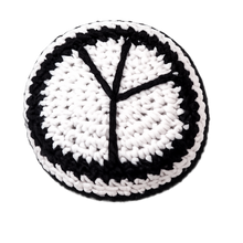 Extreme Retro Hand-Knitted Kick Pouch Footbag - 12/Display: Wholesale Price