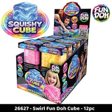Fun Doh Swirl Squishy Cubes Viral Assortment - 12/Display: Wholesale Price