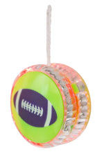 Sports Ball Print LED Light-Up Yo-Yo Toy: ASSORTED / ONE SIZE