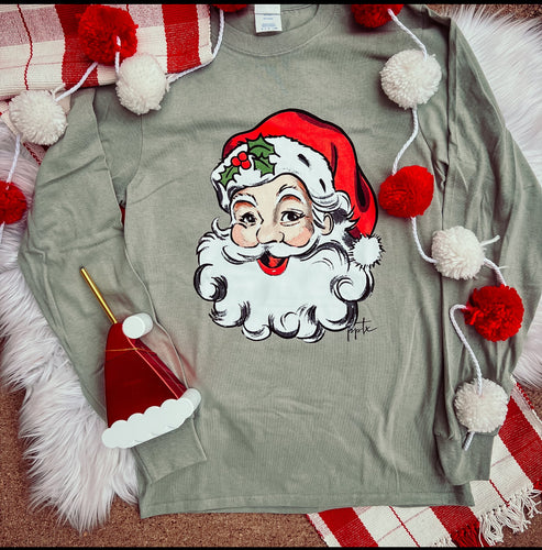 Jolly ol st Nick long sleeve tee