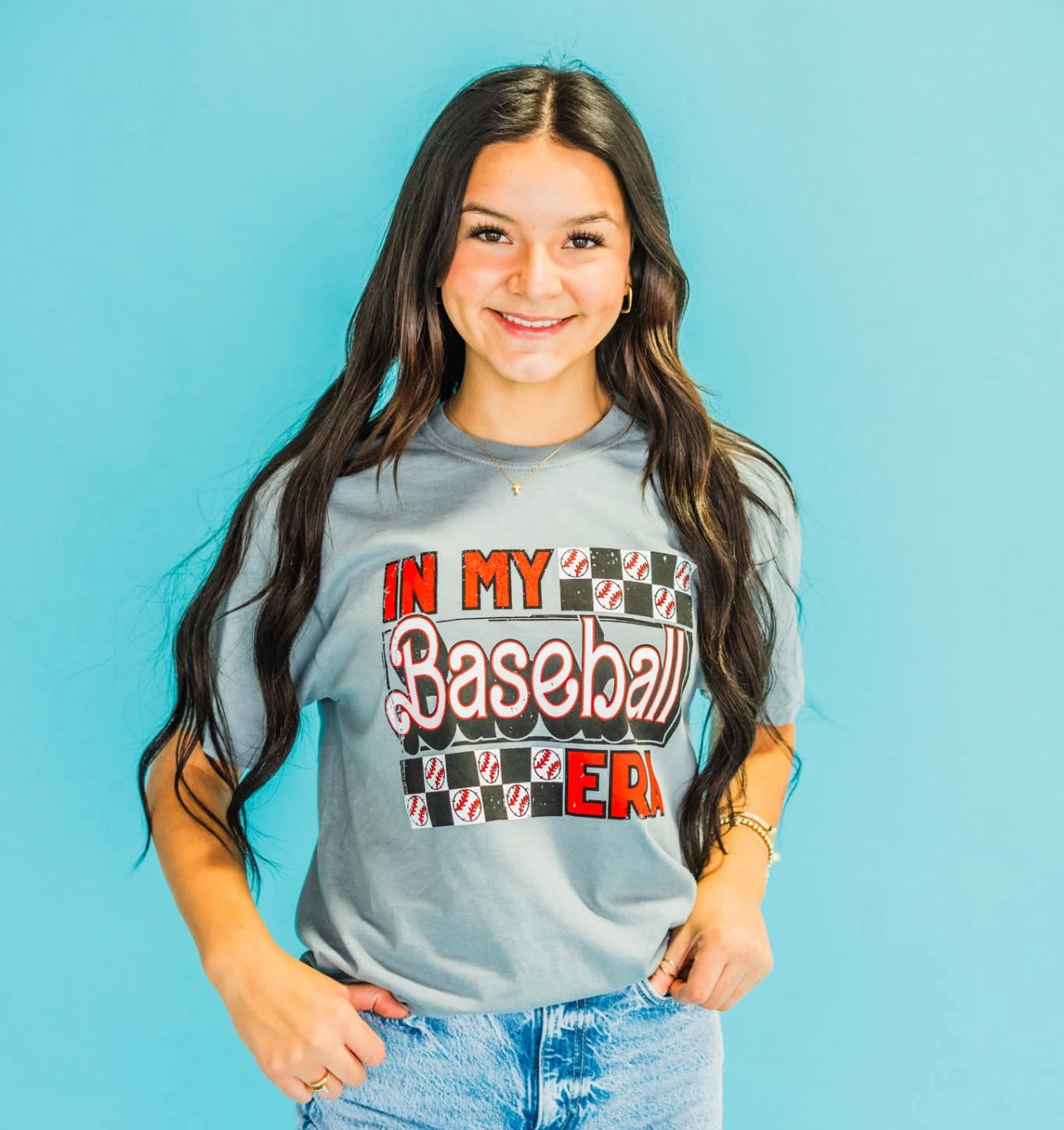 In my baseball era tee