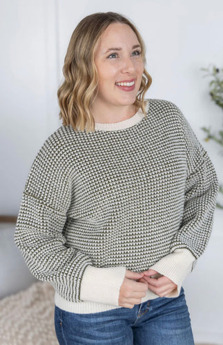 Charlotte sweater-olive