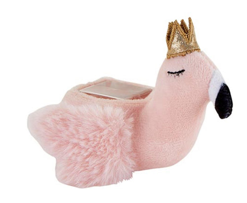Friendly flamingo comfort toy