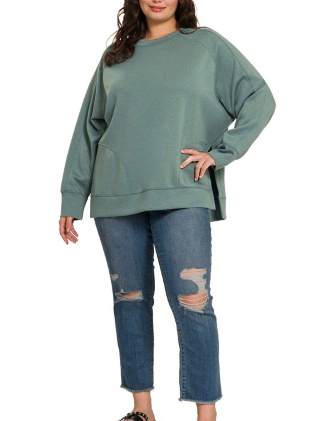 Scuba pullover-Dark Forest