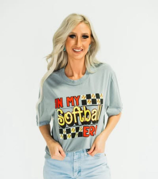 In my softball era tee