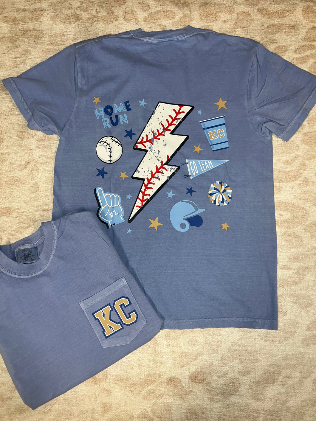 KC baseball pocket tee