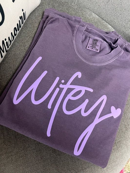 Wifey puff tee