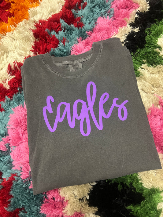 #2 Eagles puff tee