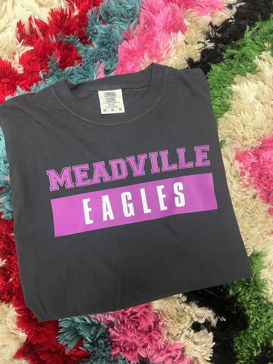 #4 Varsity block Meadville tee