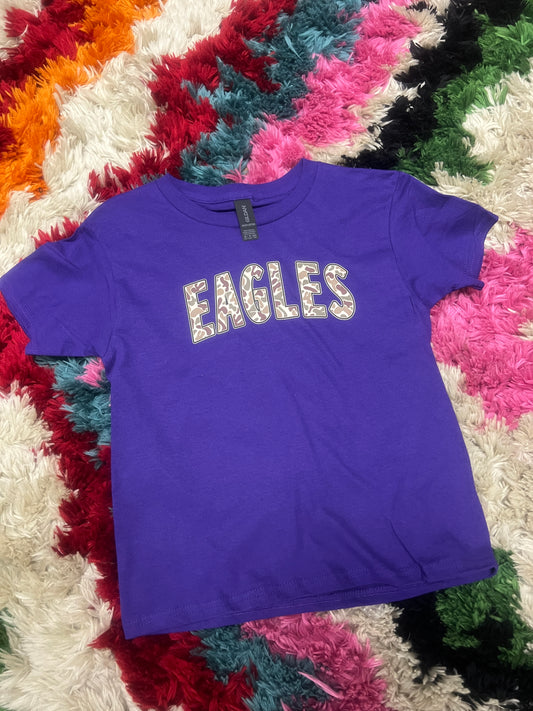 #9 Eagles purple tee