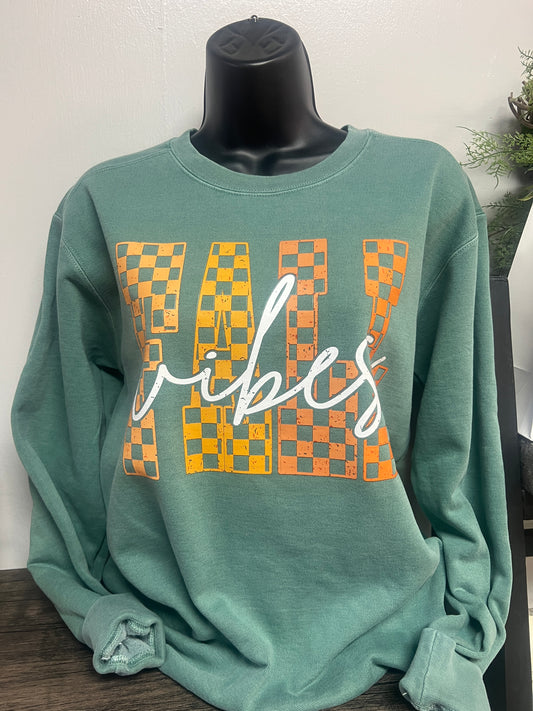 Fall vibes comfort colors sweatshirt