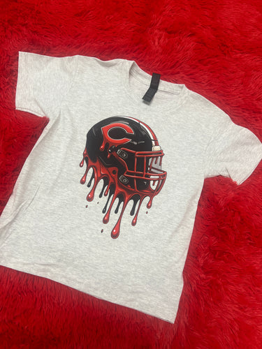 Drippy Chillicothe helmet- youth tee