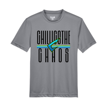 Chillicothe Chaos Narrow text mascot