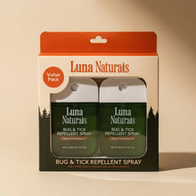 Bug & Tick Repellent Spray | Lemon & Eucalyptus Oil | 2 Pack