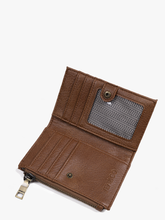 WL2185RF Zara RFID Zip-Top Wallet: Charcoal