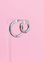 Silver Huggies Earrings: 8mm