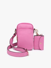 Parker 3 Compartment Crossbody w/ Pouch | M2080 : Red