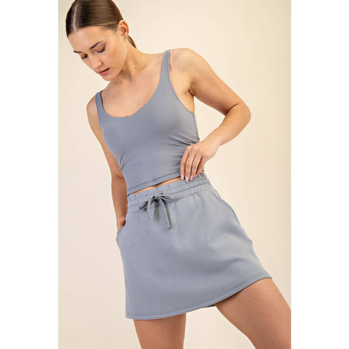 MODAL SCUBA SKORT: Rhino Grey