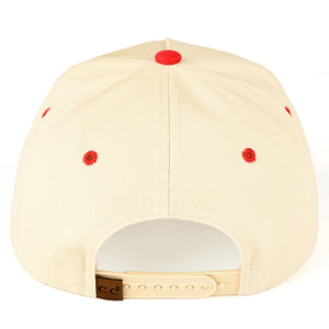 C.C CHIFFS Letter Embroidered Snapback Trucker Hat