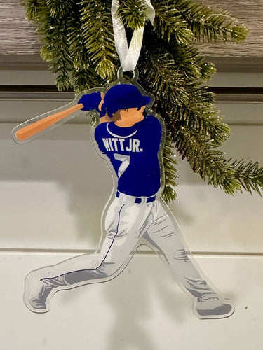 Kansas City Acrylic Ornaments: Witt Jr.