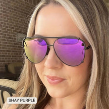 SHAY - Women's Polarized Large Hair Friendly Aviator: Smokeshow