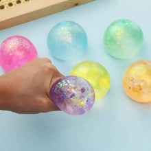 Glitter Maltose Squishy Stress Ball: Random