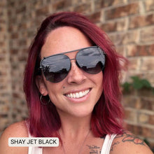 SHAY - Women's Polarized Large Hair Friendly Aviator: Purple