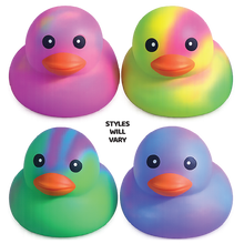 Fun Doh MEGA 5-in Tie Dye Duck Squishy Toy - 8pc Display: Wholesale Price