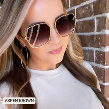 Aspen - Women's Oversized Square Frame Sunglasses: Smokeshow