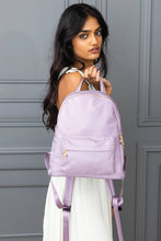 BP2172 Phina Backpack w/ Front Zip Pocket: Grey-Blue