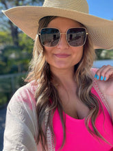 Evie in Black - Women's Large Polarized Square Sunglasses