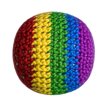 Extreme Retro Hand-Knitted Kick Pouch Footbag - 12/Display: Wholesale Price