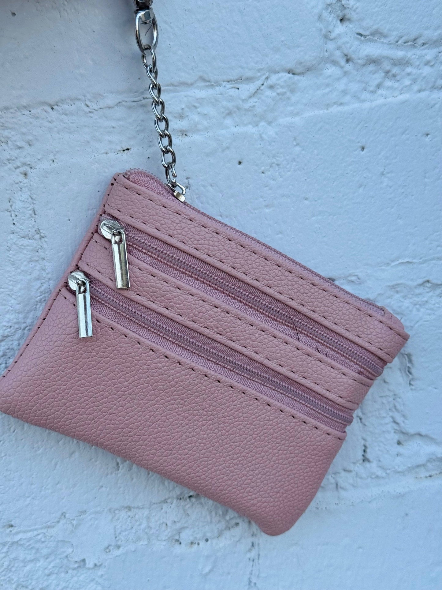 Double Zip Wallet: Tan