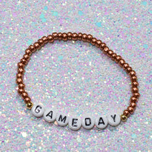 Gameday Beaded Bracelets: Red GAMEDAY