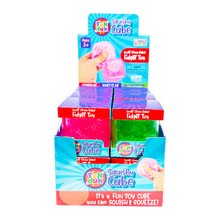 Fun Doh Squish & Squeeze Sparkle Cube Fidget Toy- 12/Display: Wholesale Price