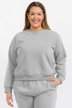 Plus Size Classic Poly Fleece Crewneck Pullover: Red / 2X