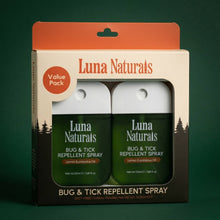 Bug & Tick Repellent Spray | Lemon & Eucalyptus Oil | 2 Pack