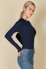 Mock Neck Ribbed Bodysuit: Gold / M