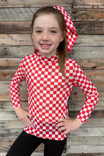 Pep Rally Mesh Top Red Kids: M