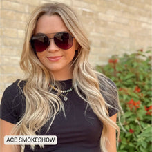ACE - Unisex Aviator Sunglasses – Polarized Hair-Friendly: Smokeshow