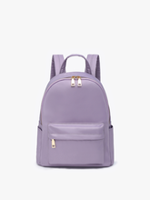BP2172 Phina Backpack w/ Front Zip Pocket: Grey-Blue
