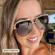 SHAY - Women's Polarized Large Hair Friendly Aviator: Purple