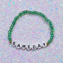 Gameday Beaded Bracelets: Red GAMEDAY