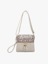 M1785 Tara Double Zip Crossbody Bag/Wristlet: Bubblegum
