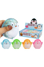 Baby Penguin Glittery Maltose Putty Slime Filled TPR Squishy: ASSORTED / ONE SIZE