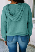 LDC Solid Casual Long Sleeve Hoodie: Elmwood / L