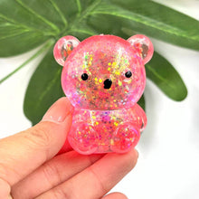 Glitter Gummy Bear Maltose Squishy Stress Toy: Random