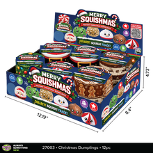 Fun Doh Christmas Dumpling Squishy Toy 12pc Holiday Display: Wholesale Price